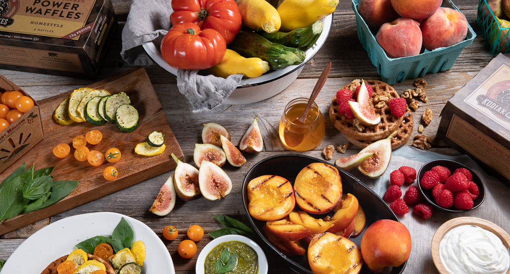 SUMMER FRUIT & VEGETABLE TOPPINGS TO COMPLEMENT YOUR TOASTER WAFFLES Kodiak
