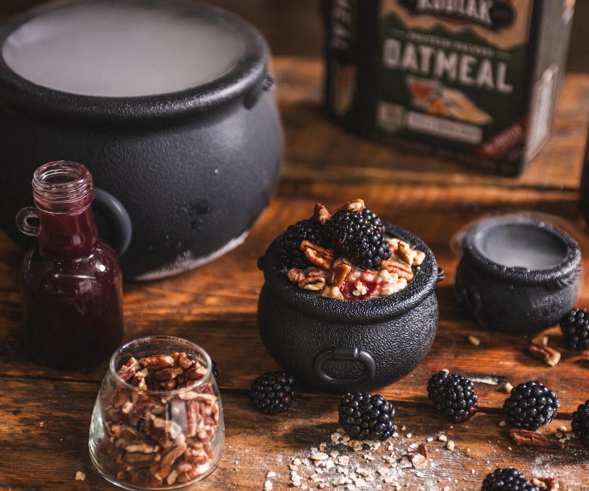 Spooky Cauldron Oatmeal | Kodiak®