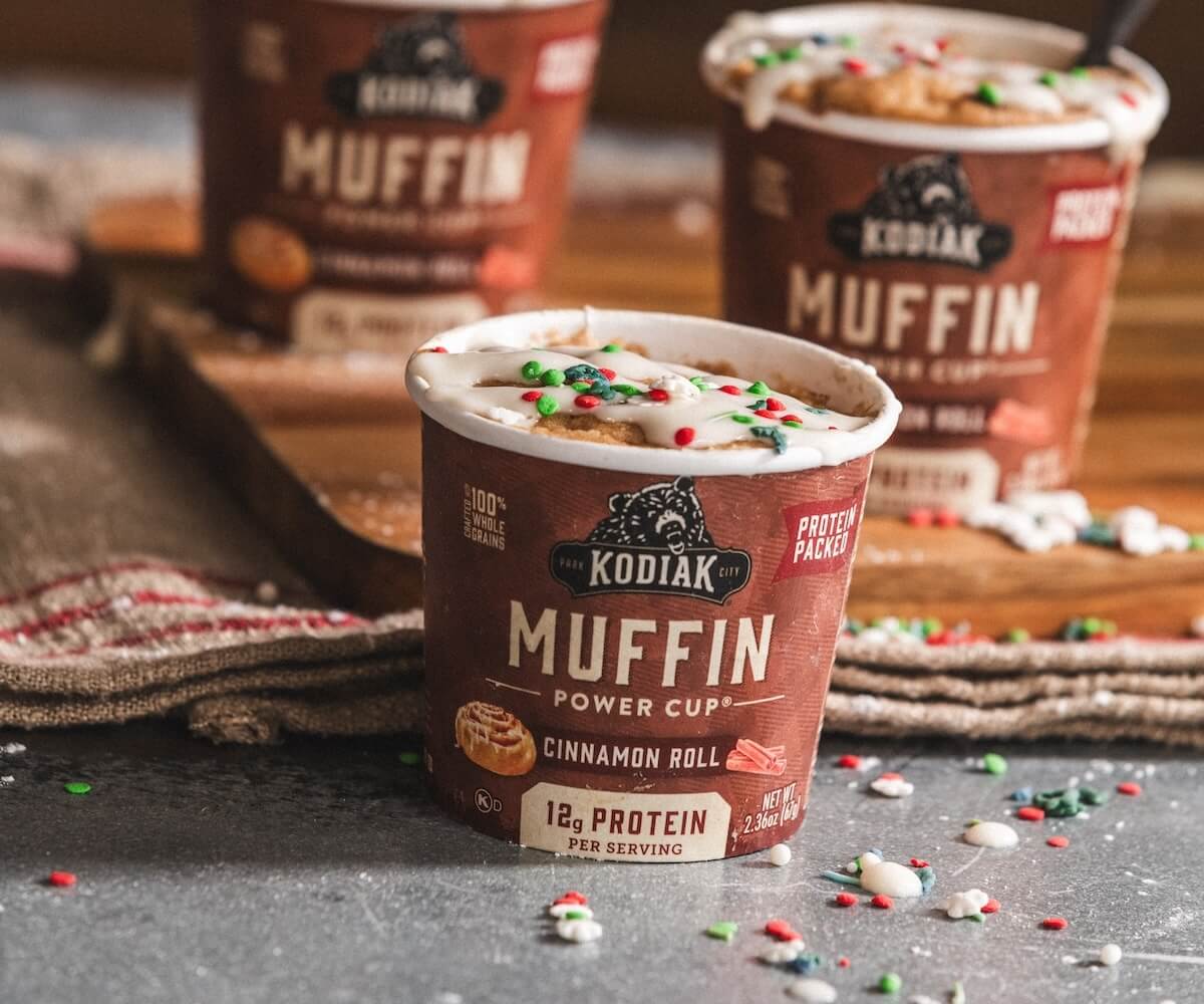 Holiday Cinnamon Roll Muffin | Kodiak®