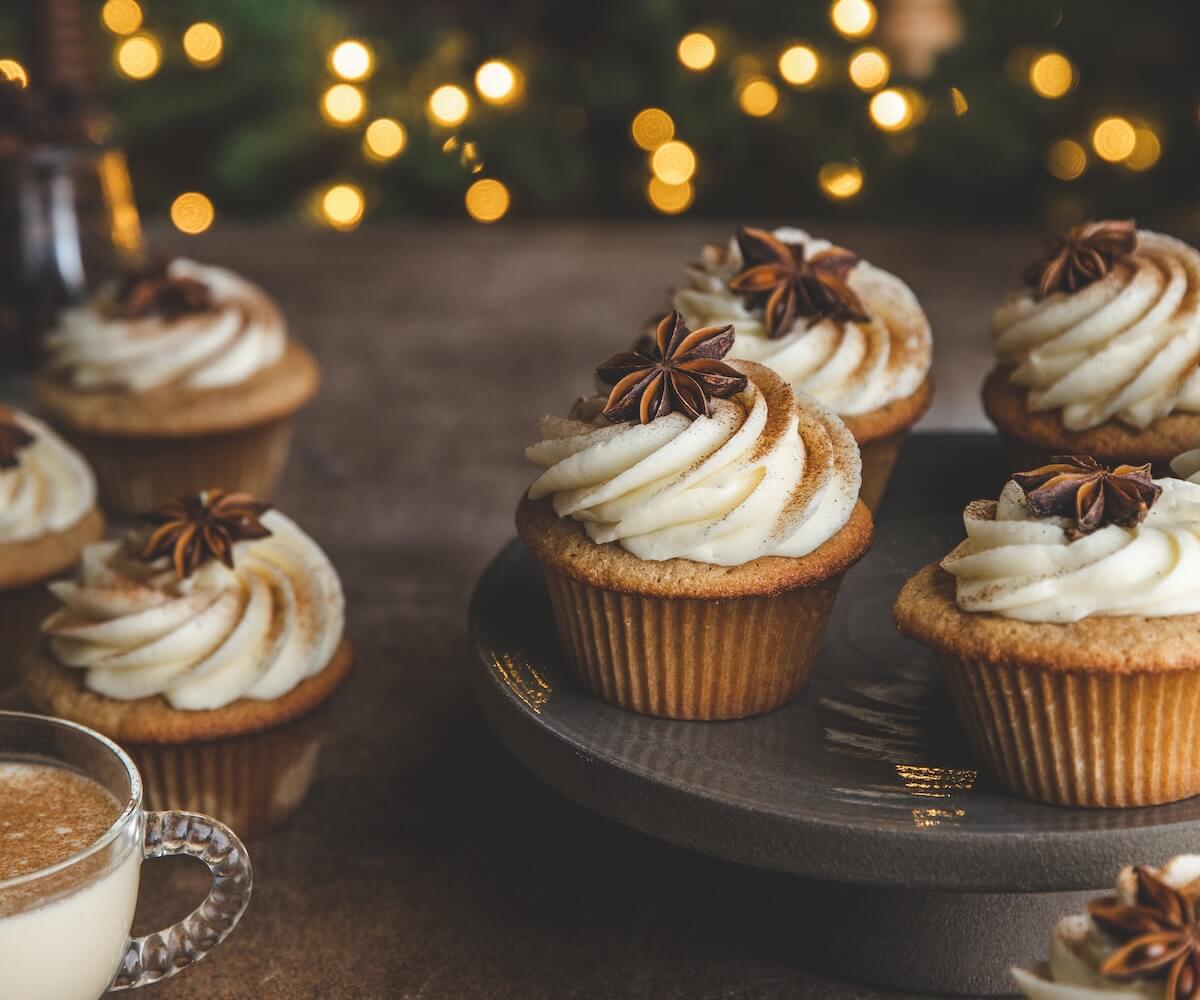 Egg Nog Cupcakes | Kodiak