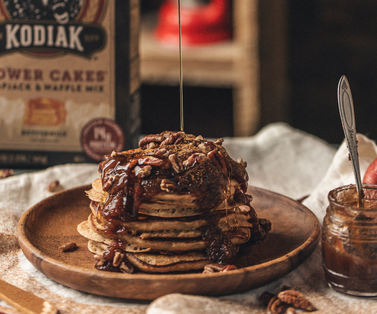 Kodiak Apple Butter Pancakes Recipe | Kodiak®