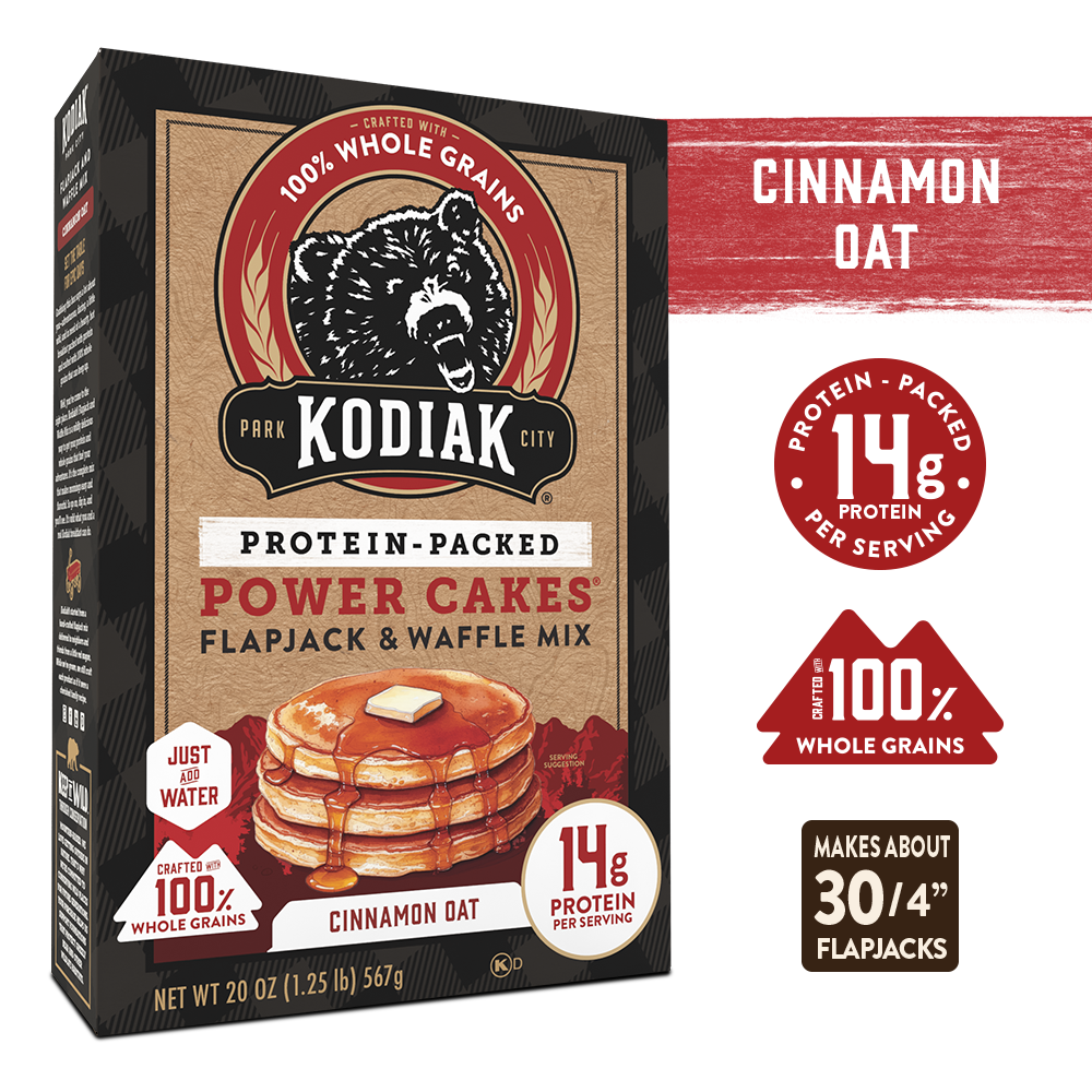 Cinnamon Oat Power Cakes Flapjack & Waffle Mix | Kodiak®
