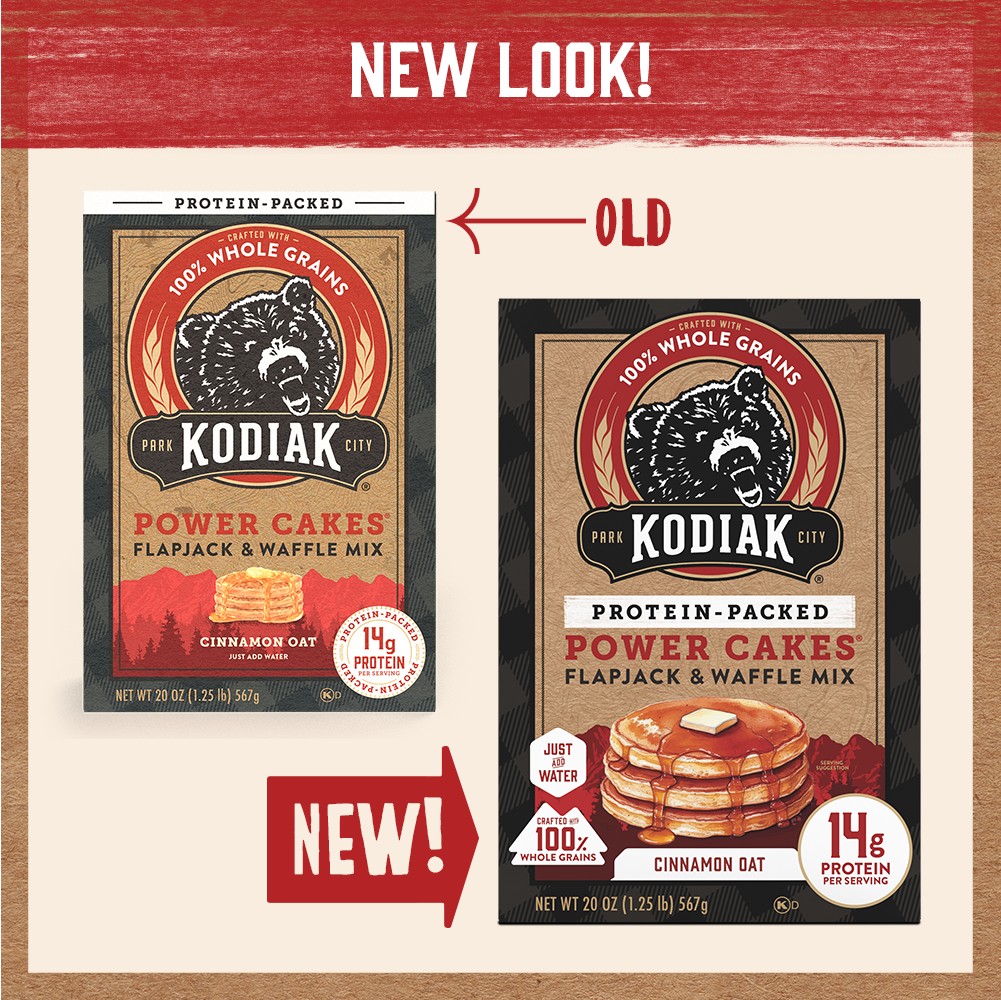 Cinnamon Oat Power Cakes Flapjack & Waffle Mix | Kodiak®