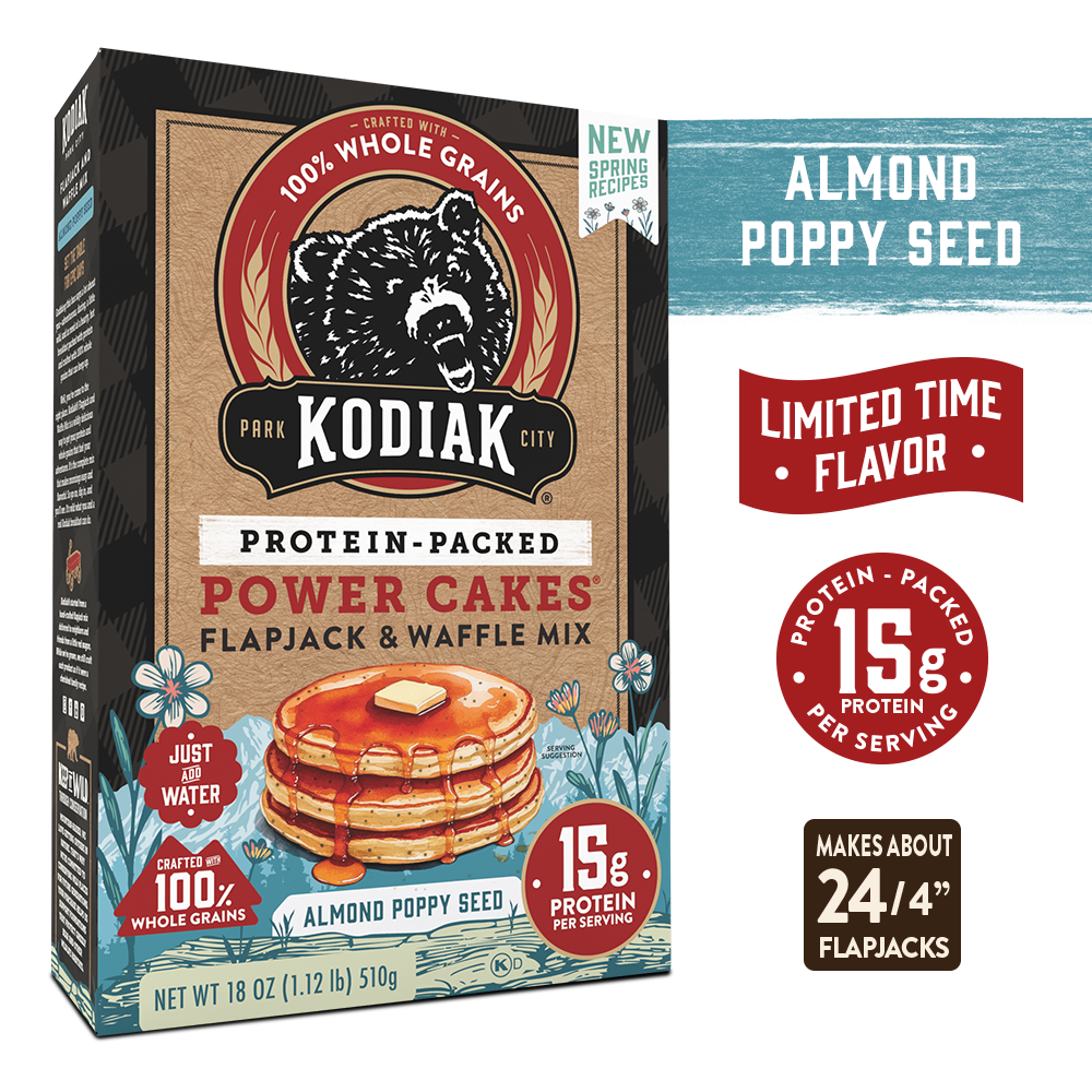Almond Poppyseed Power Cakes Mix | Delicious Flavors From Kodiak®