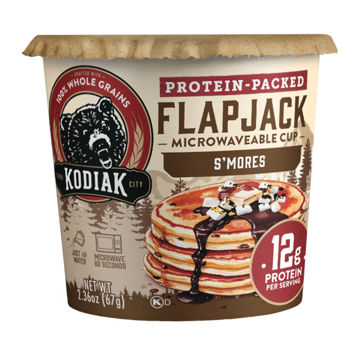 S'Mores Flapjack Power Cup – Campfire Flavor Fast | Kodiak®