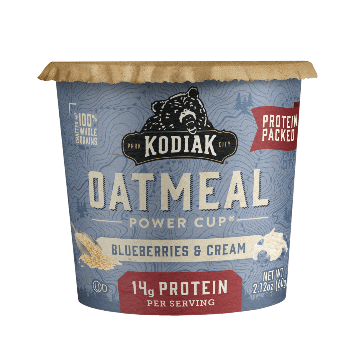 Blueberries & Cream Oatmeal Cup Kodiak