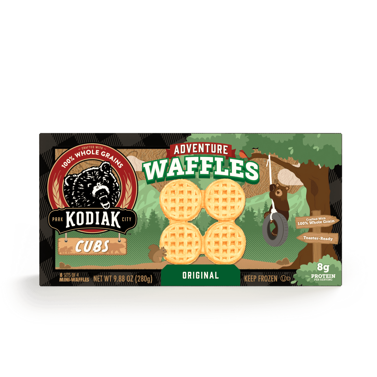 Kodiak Kids Original Waffles 6 ct. Kodiak®