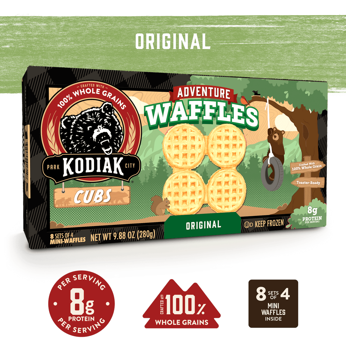 Kodiak adventure waffles