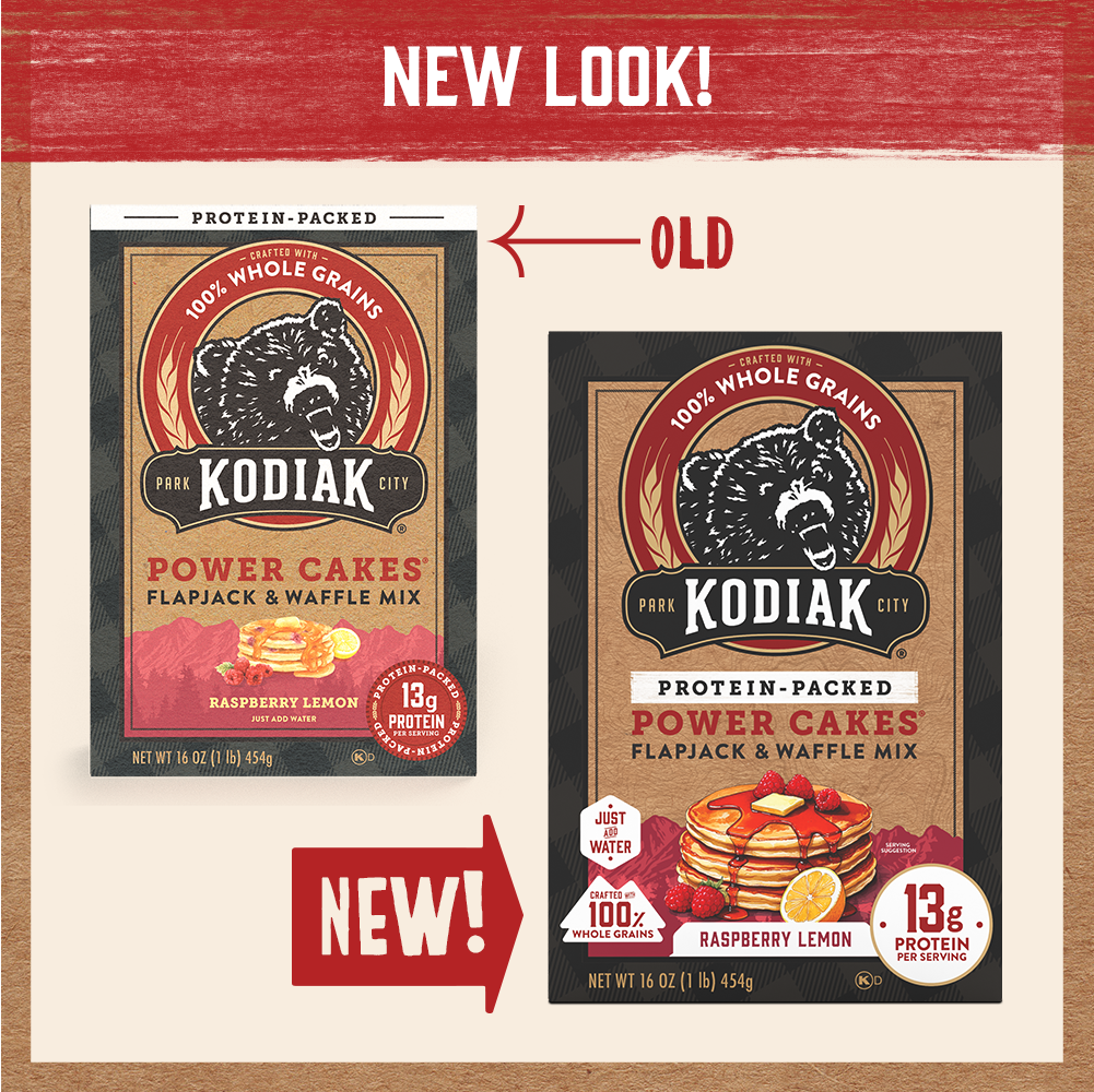 Raspberry Lemon Power Cakes Flapjack & Waffle Mix | Kodiak®