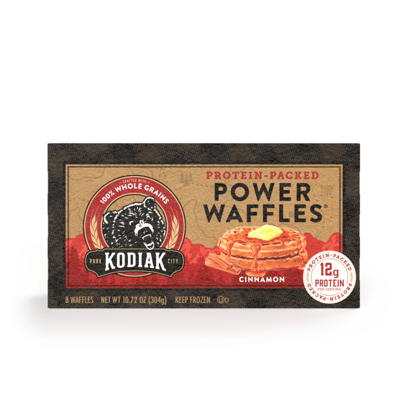 Cinnamon Waffles Power Waffles Kodiak®