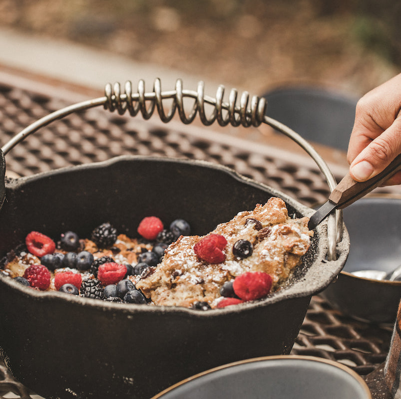 dutch oven bread pudding