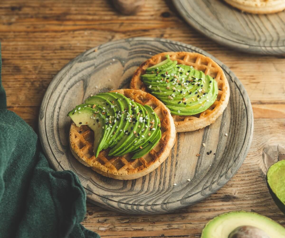 Avocado Waffle Toast
