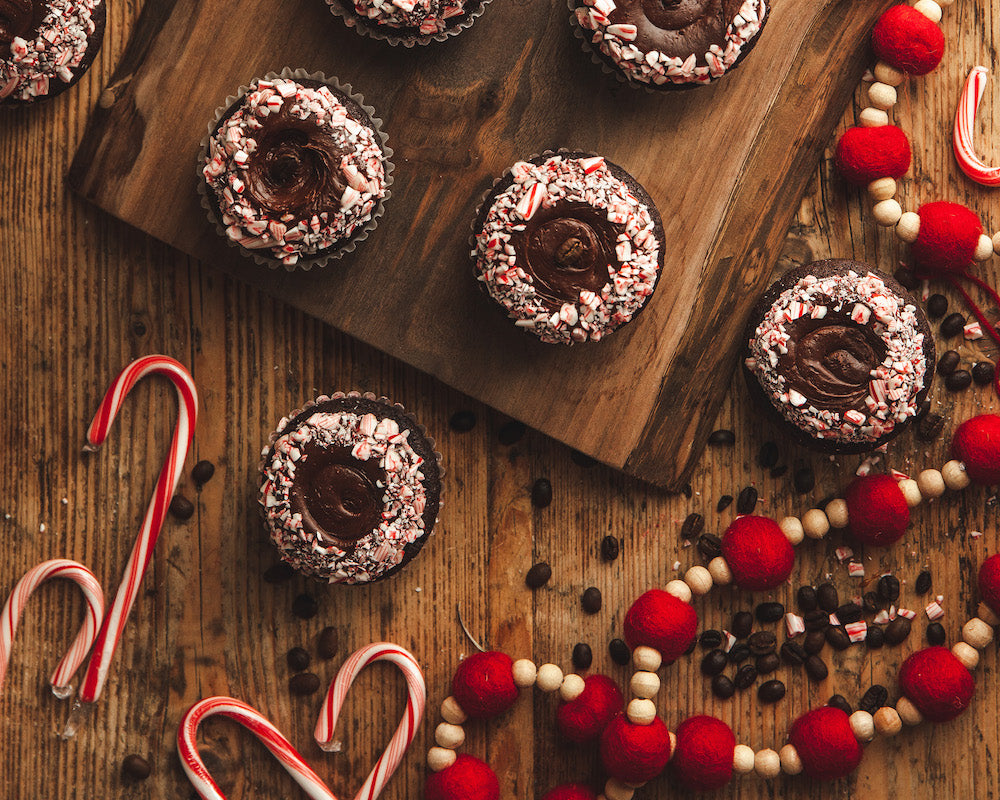 Peppermint Mocha Cupcakes
