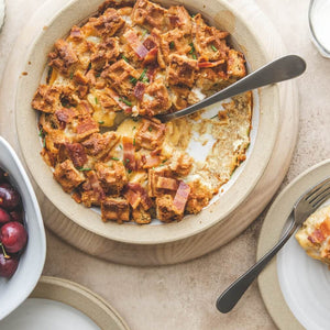 Savory Breakfast Bread Pudding