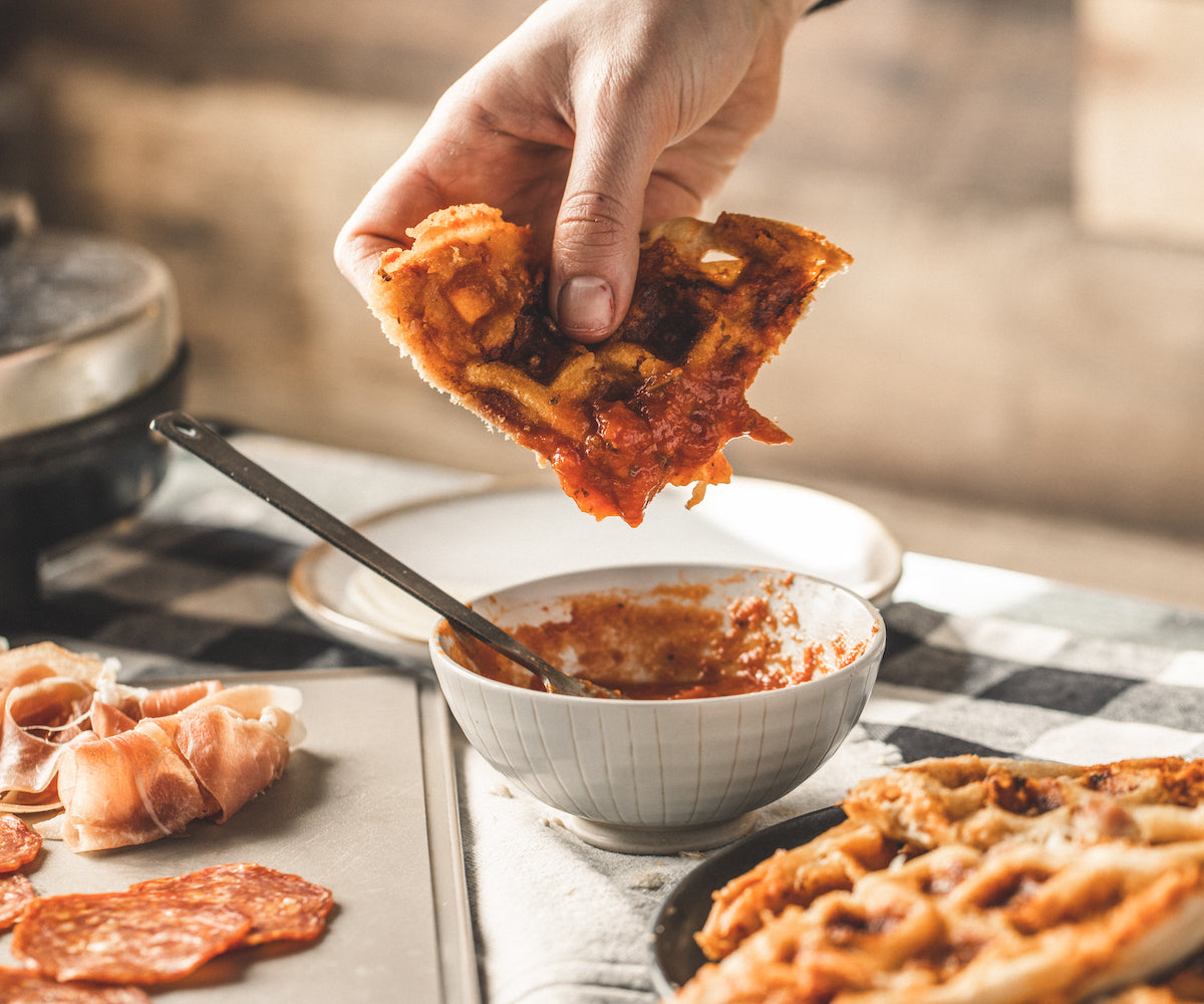Pizza Waffles