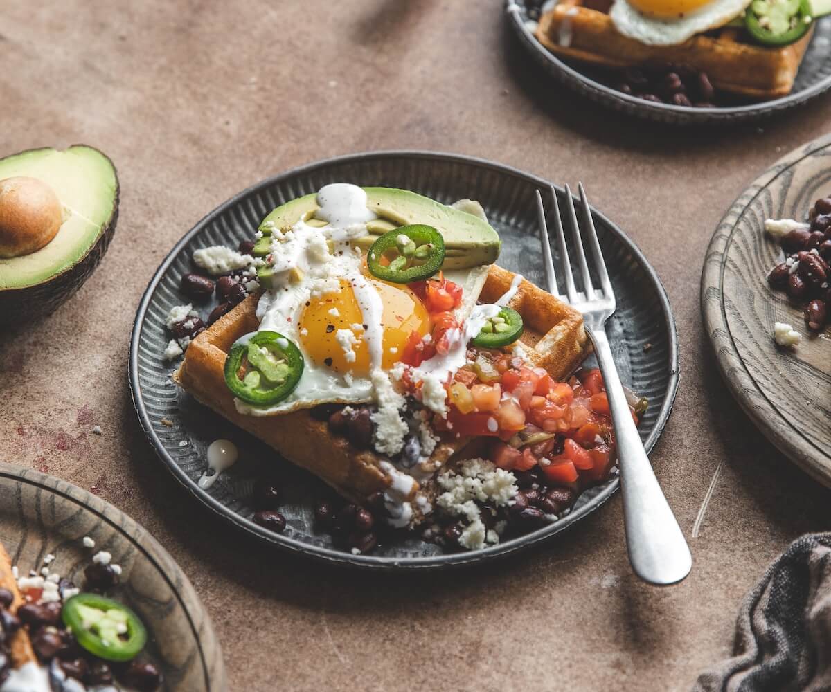 Huevos Rancheros Waffles