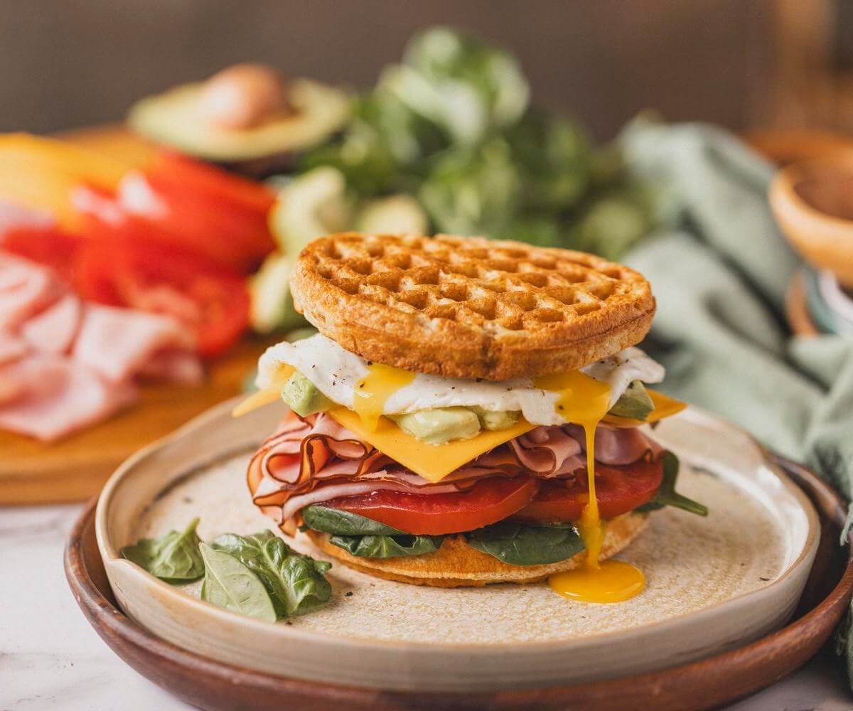 Waffle Breakfast Sandwich