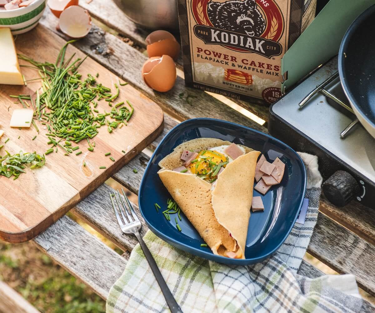 Ham & Gruyere Crepes