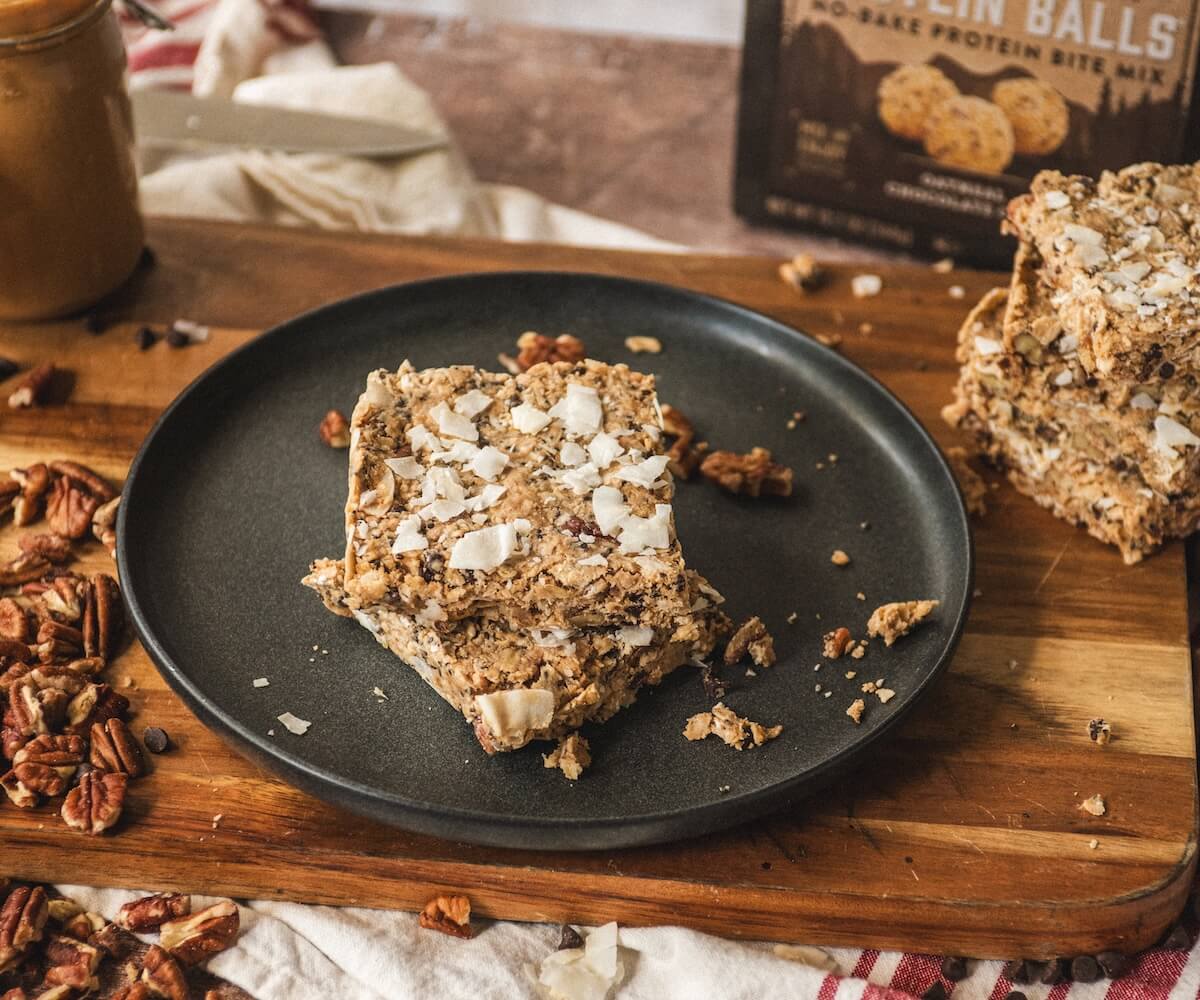 Chocolate Oatmeal Protein Bars