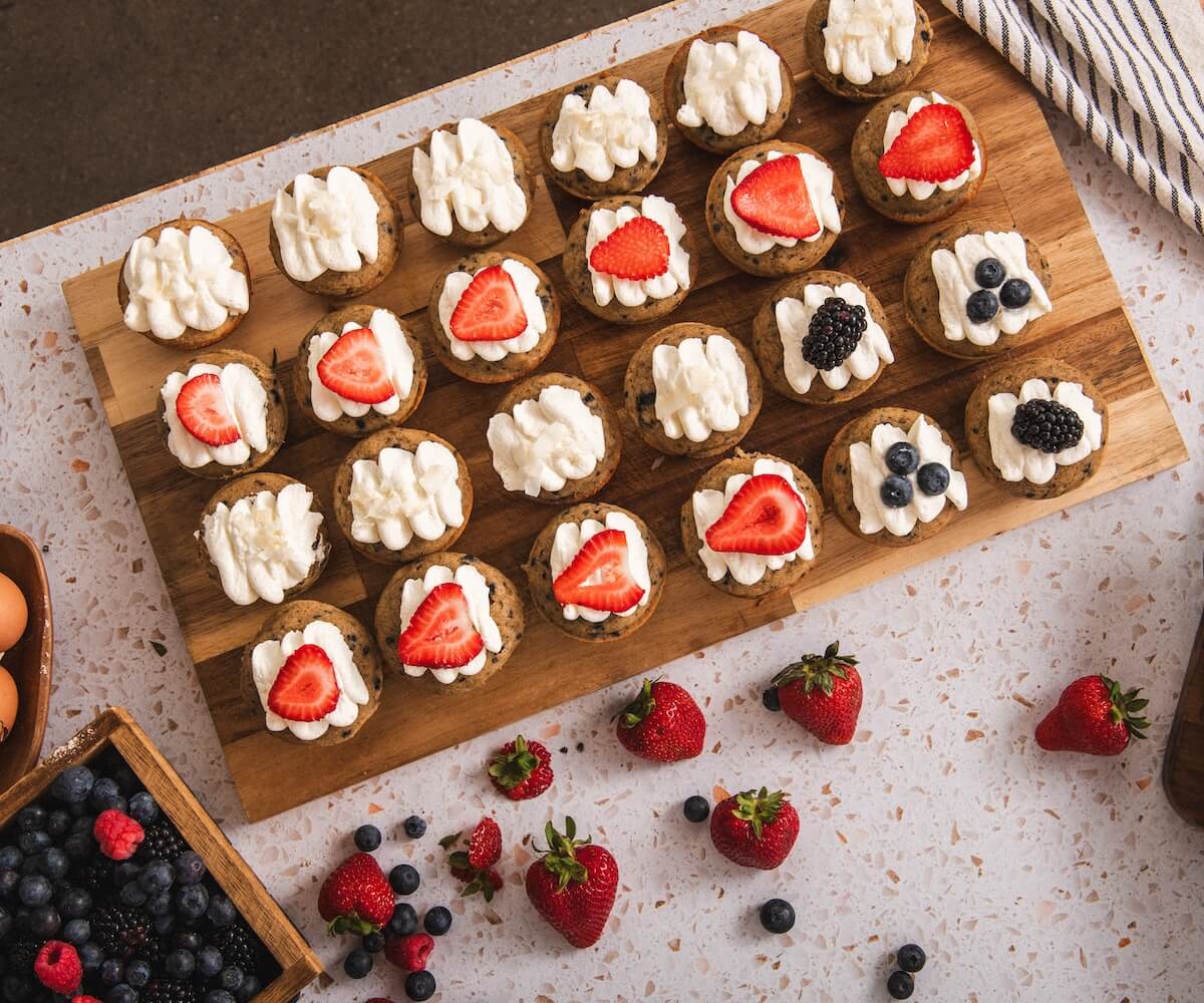 Flag Muffins