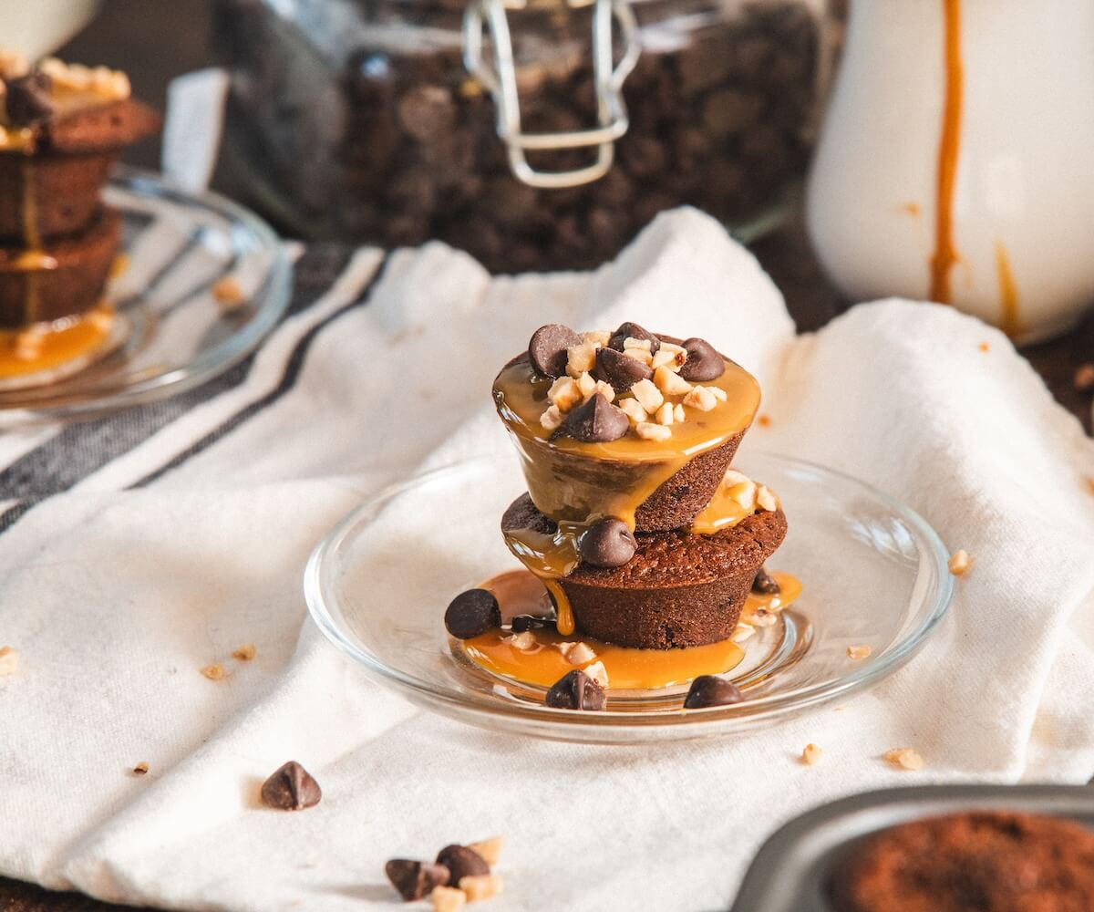 Caramel Brownie Bites