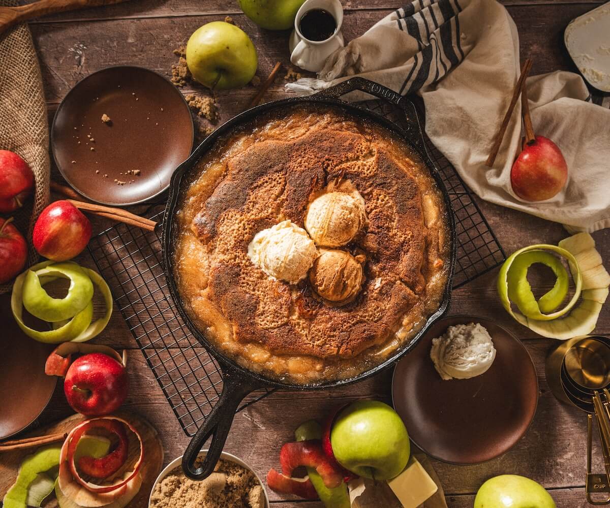 apple cinnamon cobbler