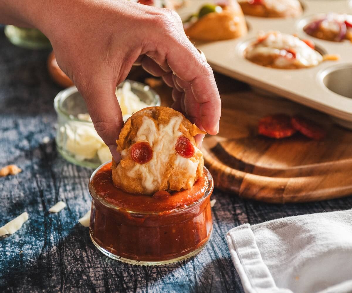 Baked Pizza Muffins