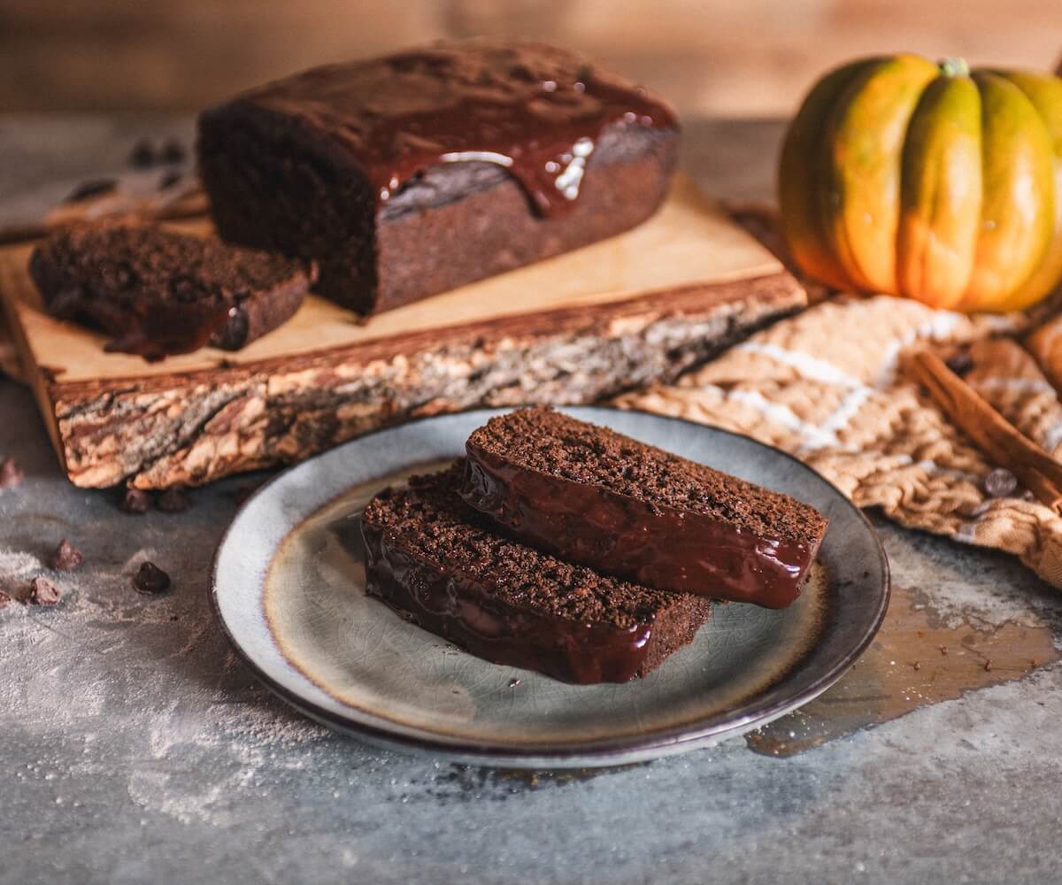 Double Chocolate Pumpkin Quick Bread