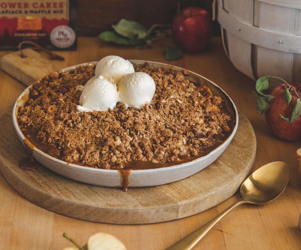 Caramel Apple Crumble 