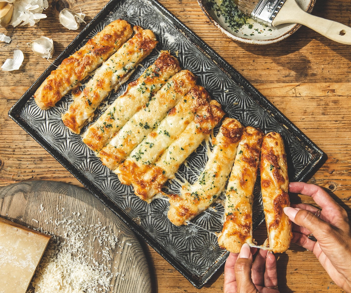 3 Ingredient Cottage Cheese Breadsticks