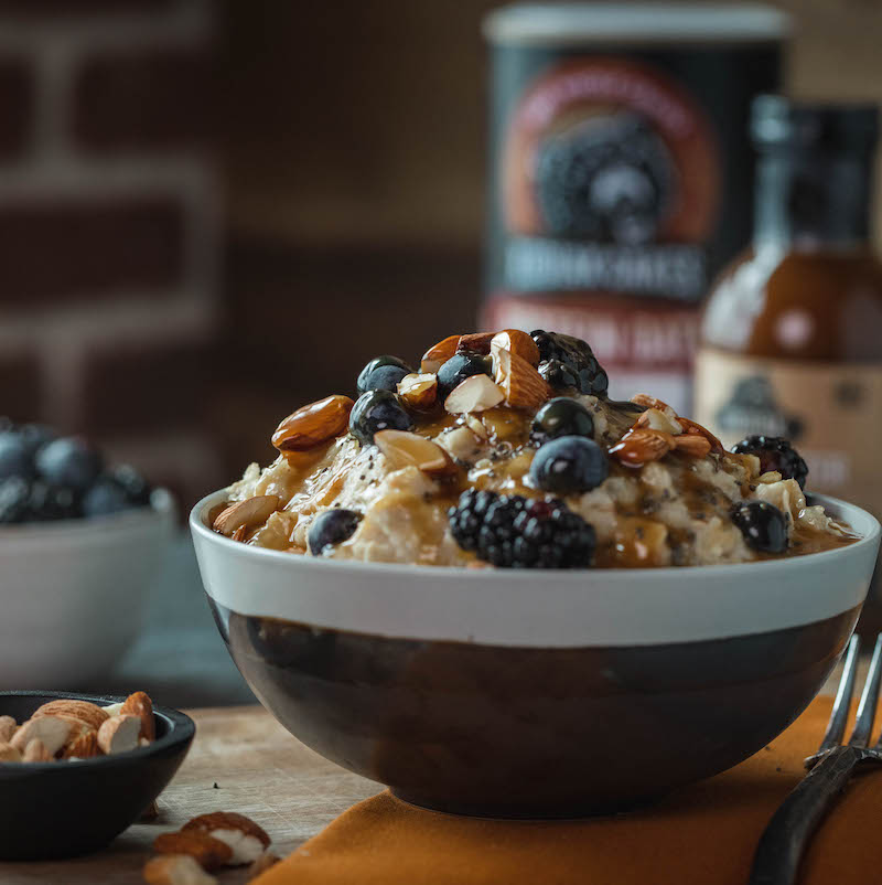 Oatmeal Recipe Almond Butter Syrup Kodiak®
