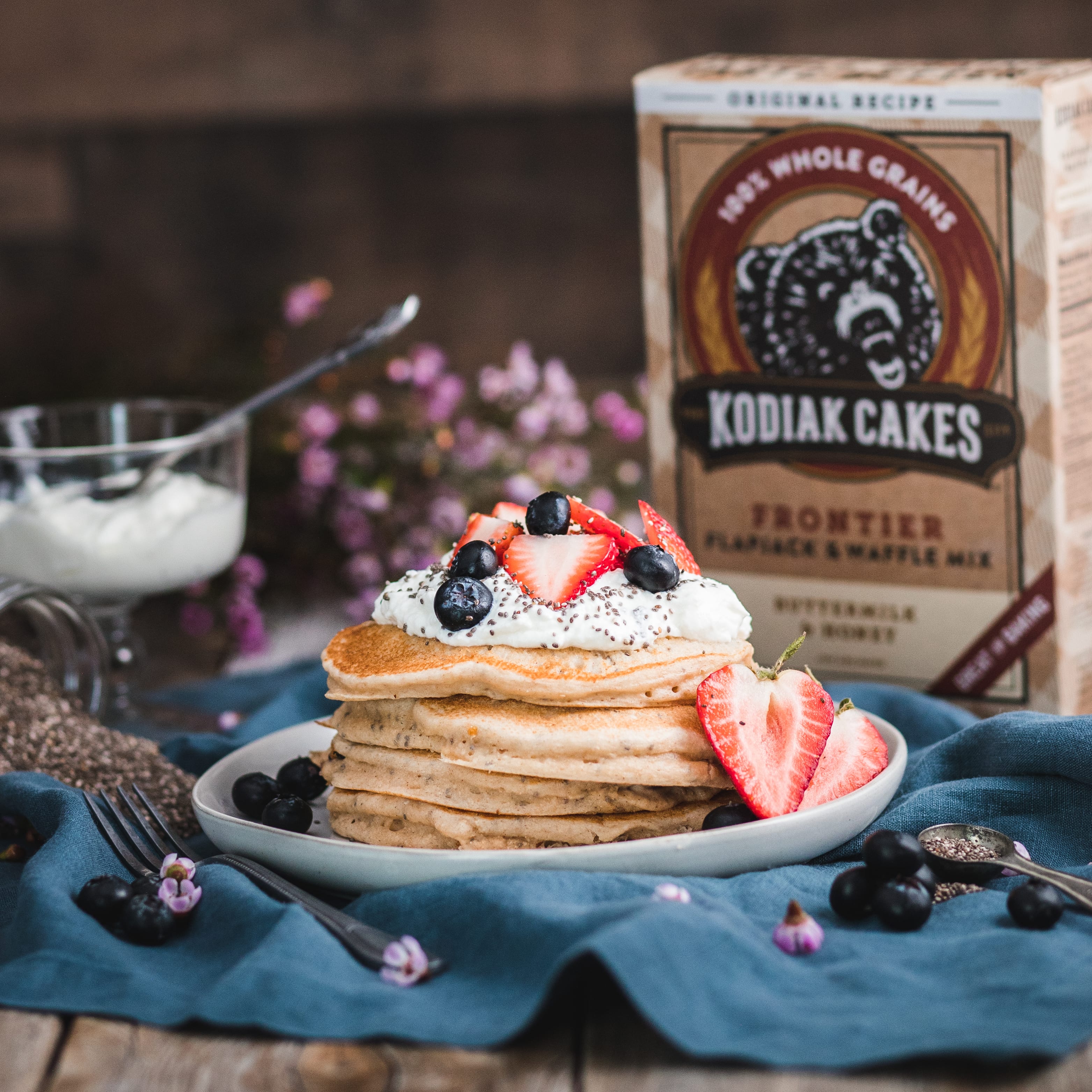 Oven-Baked Kodiak Cakes Pancake Recipe – Kayla Girgen, RD, LD | Recipe | Kodiak  cakes, Cake oven, Kodiak cakes recipe