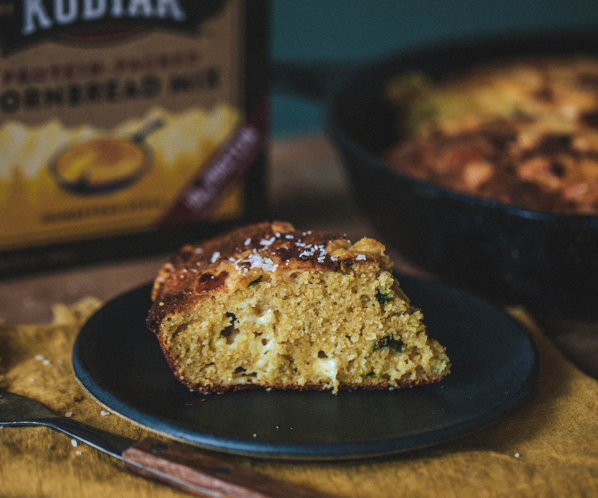 Beehive Cheddar with Hatch Chile Cornbread Kodiak
