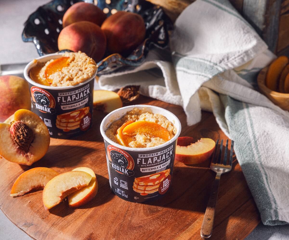 Single-Serve Peach Cobbler | Kodiak®