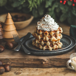 Eggnog Waffles 