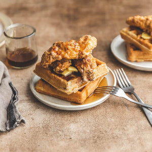 Air Fryer Chicken and Waffles