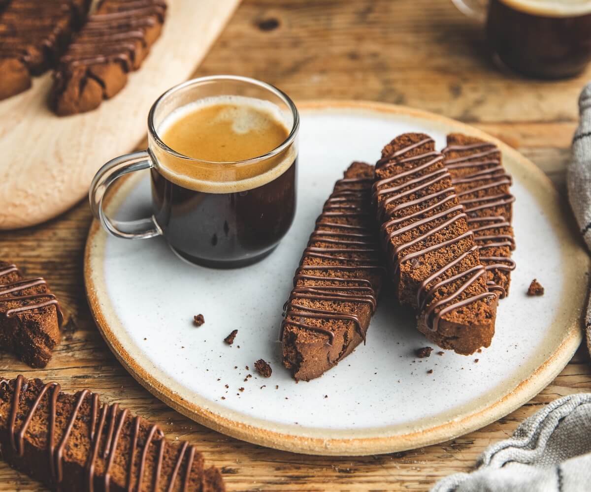 Chocolate Coffee Biscotti