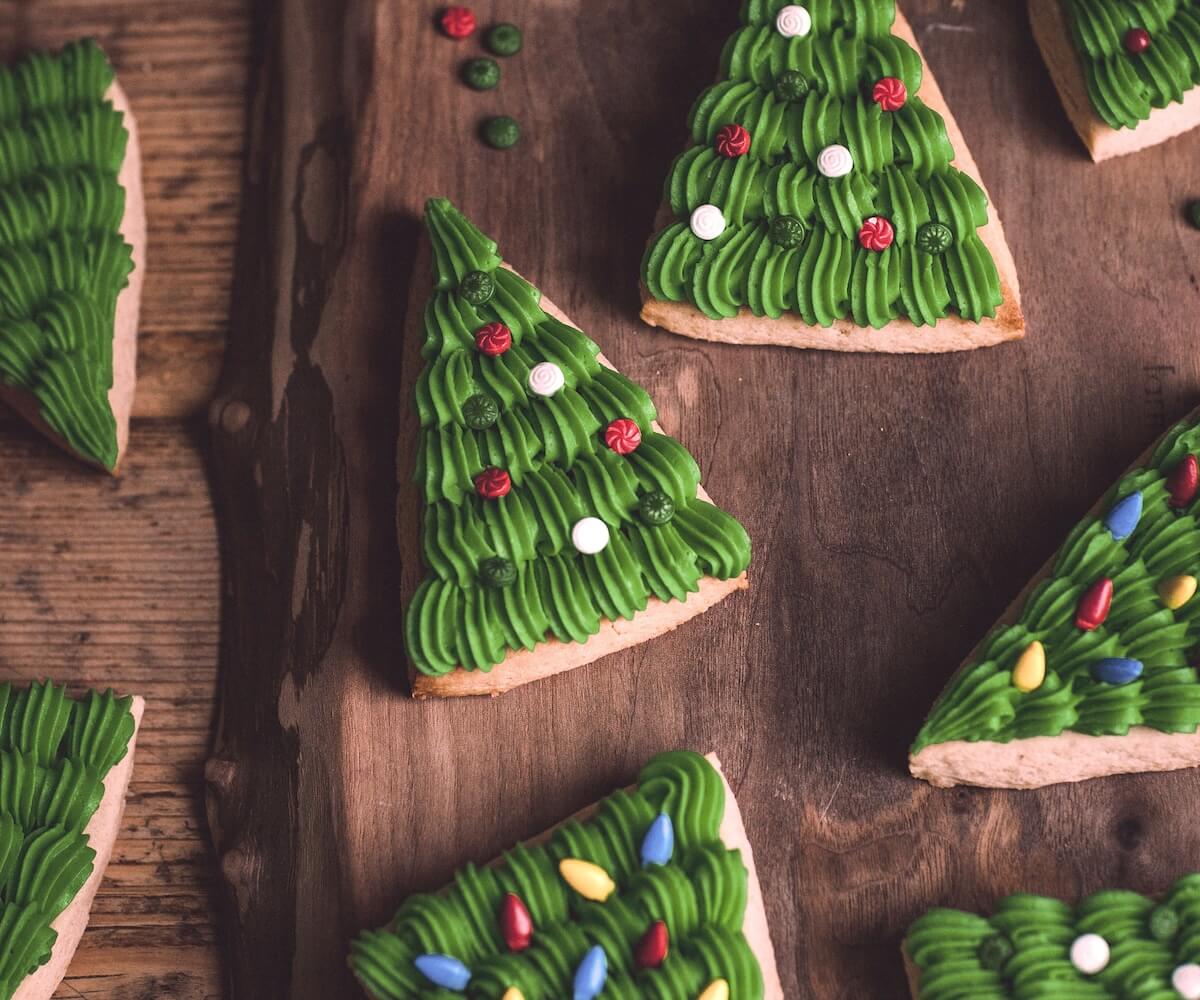 Christmas Tree Sugar Cookies