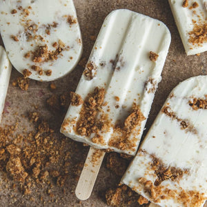 Coconut Cheesecake Popsicles 