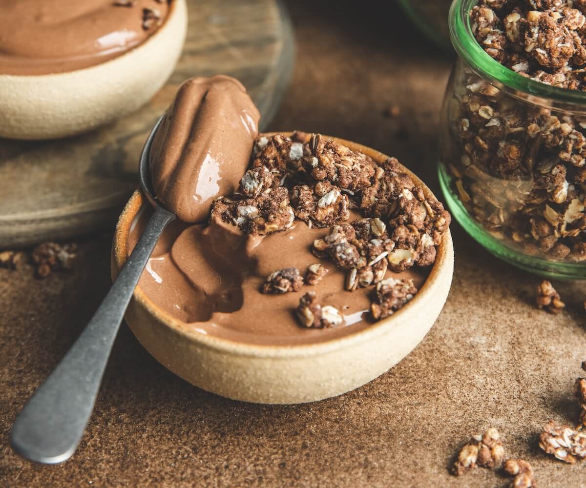 Cottage Cheese Chocolate Mousse 