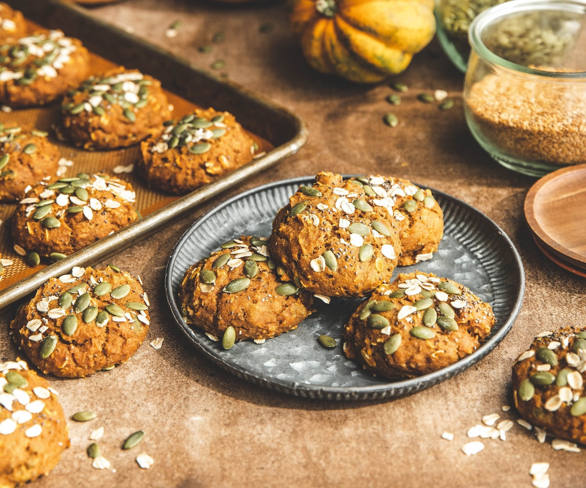 Fiber-packed Pumpkin Breakfast Cookies