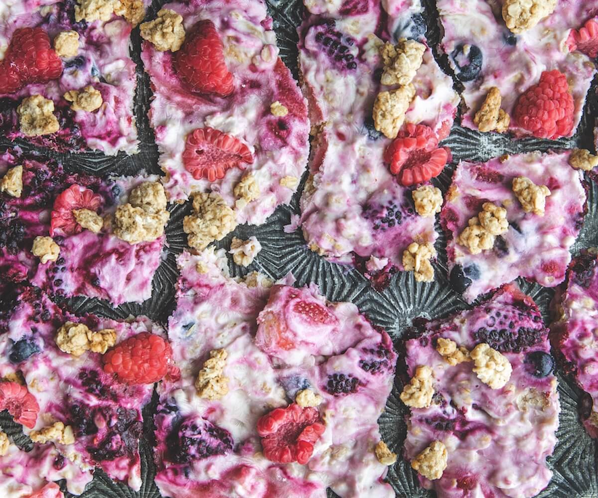Frozen Yogurt Bark