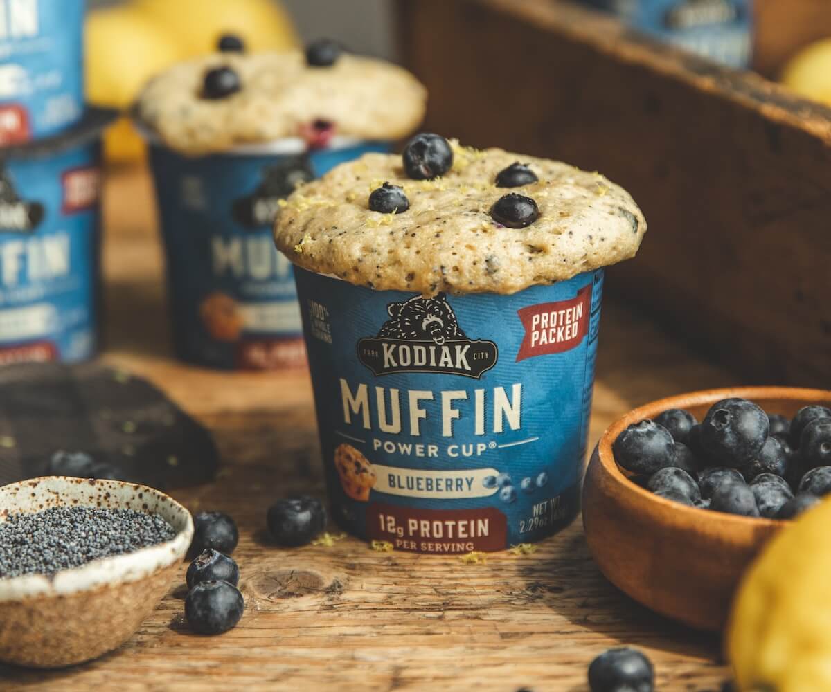 Single-Serve Lemon Poppy Seed Blueberry Muffin