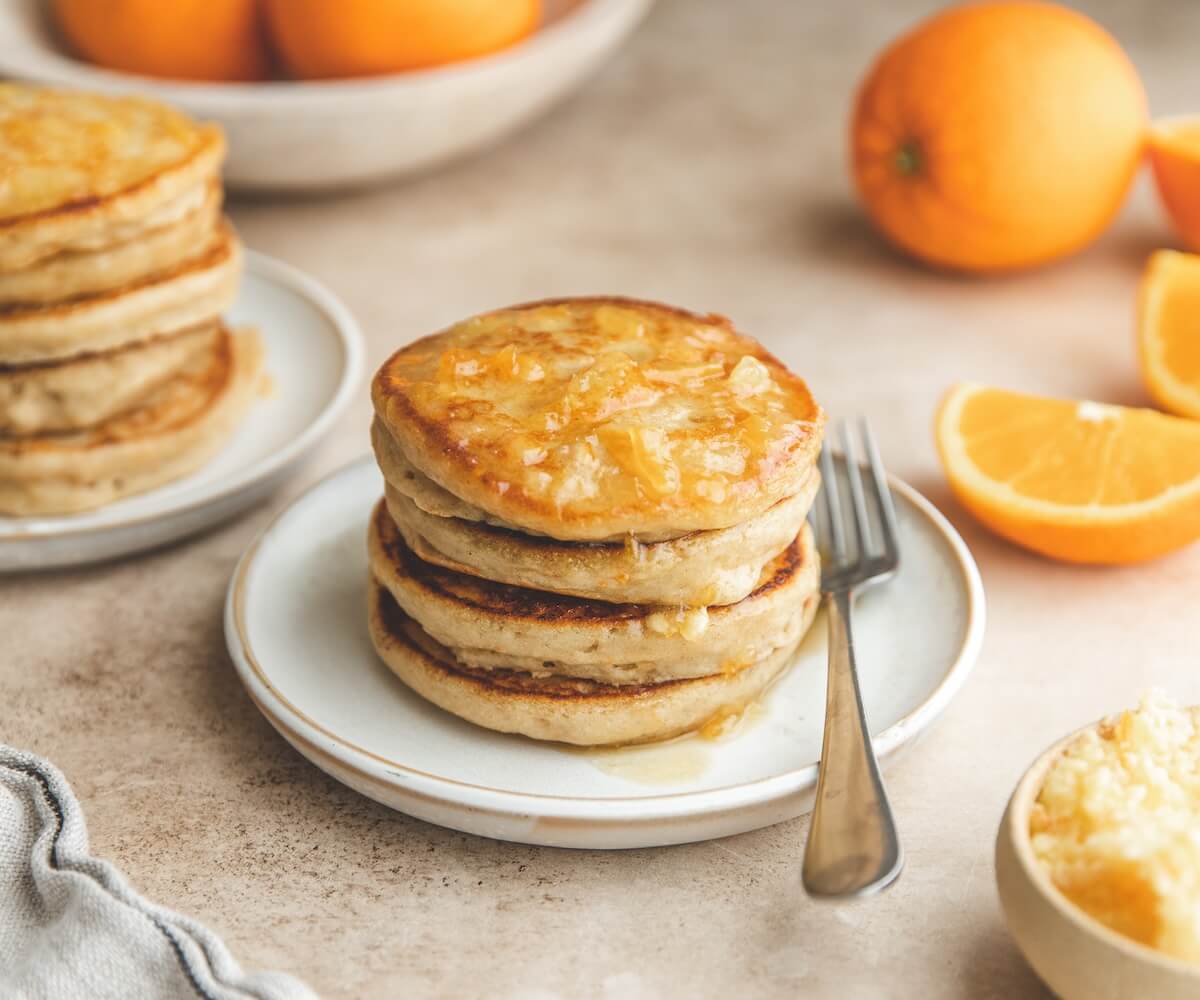 Orange Ricotta Pancakes