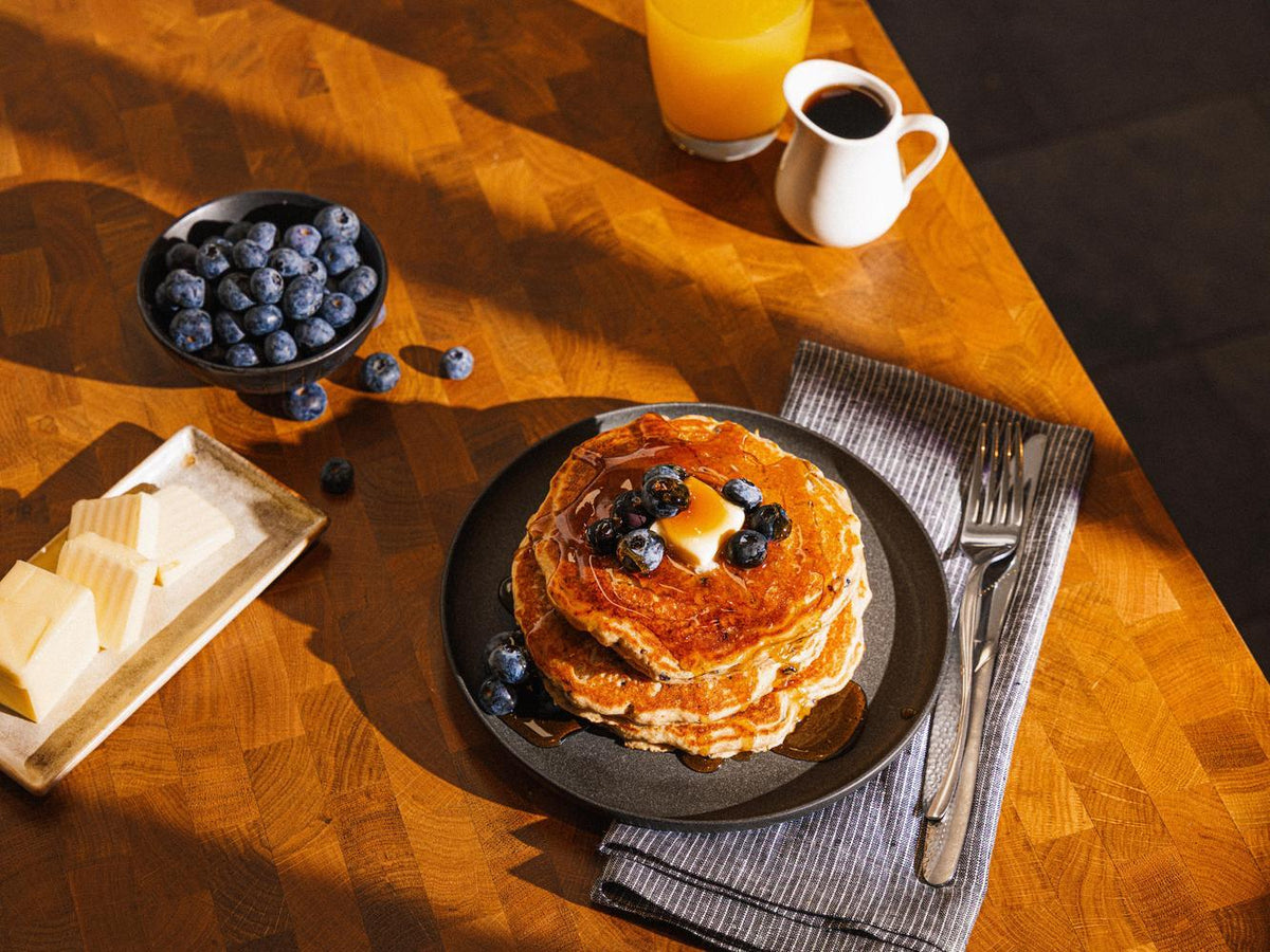 pancakes made with flapjacks mix