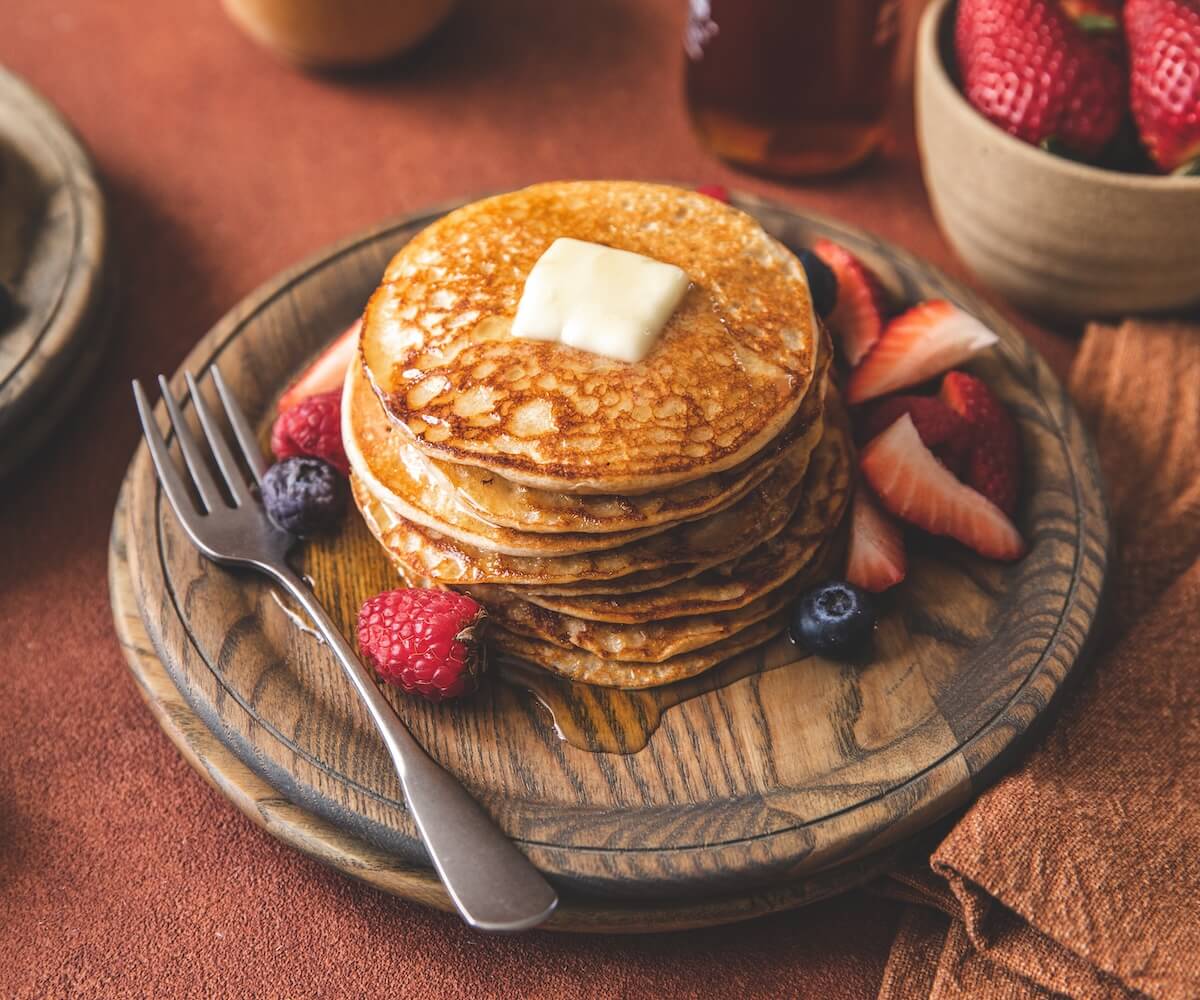 protein-packed sourdough pancakes