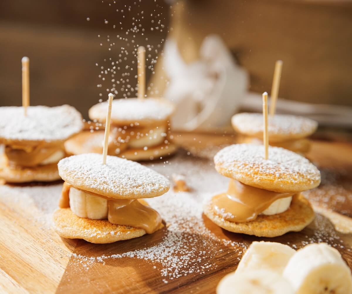 Mini PB Banana Bites