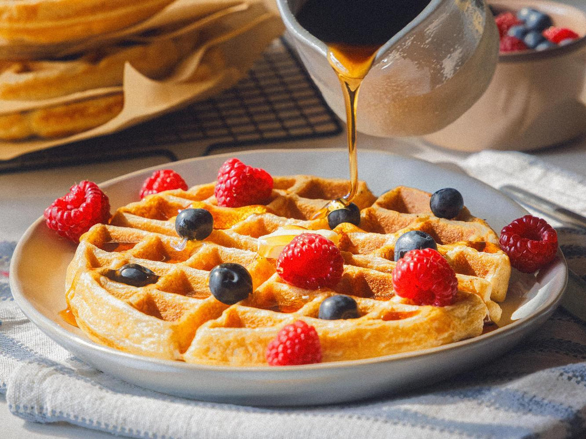 can you make waffles with pancake mix? absolutely. 