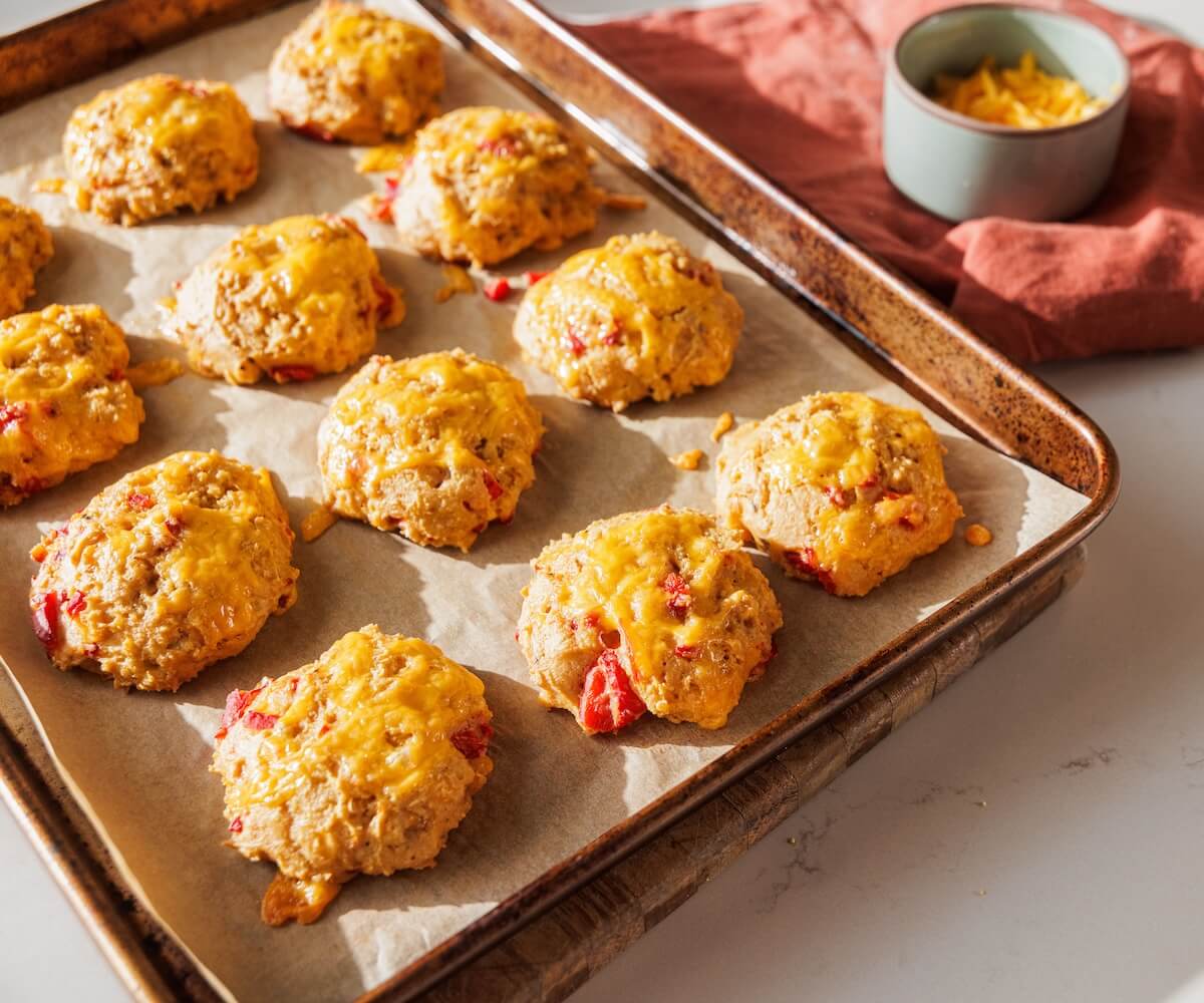 Savory GF Protein Breakfast Biscuits