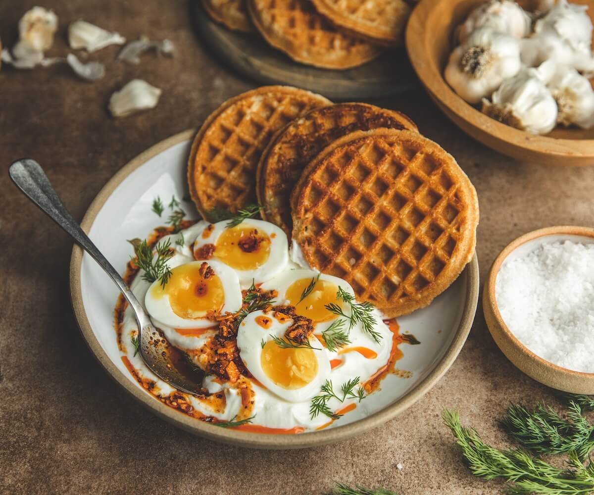 Savory Yogurt Bowl with Jammy Eggs